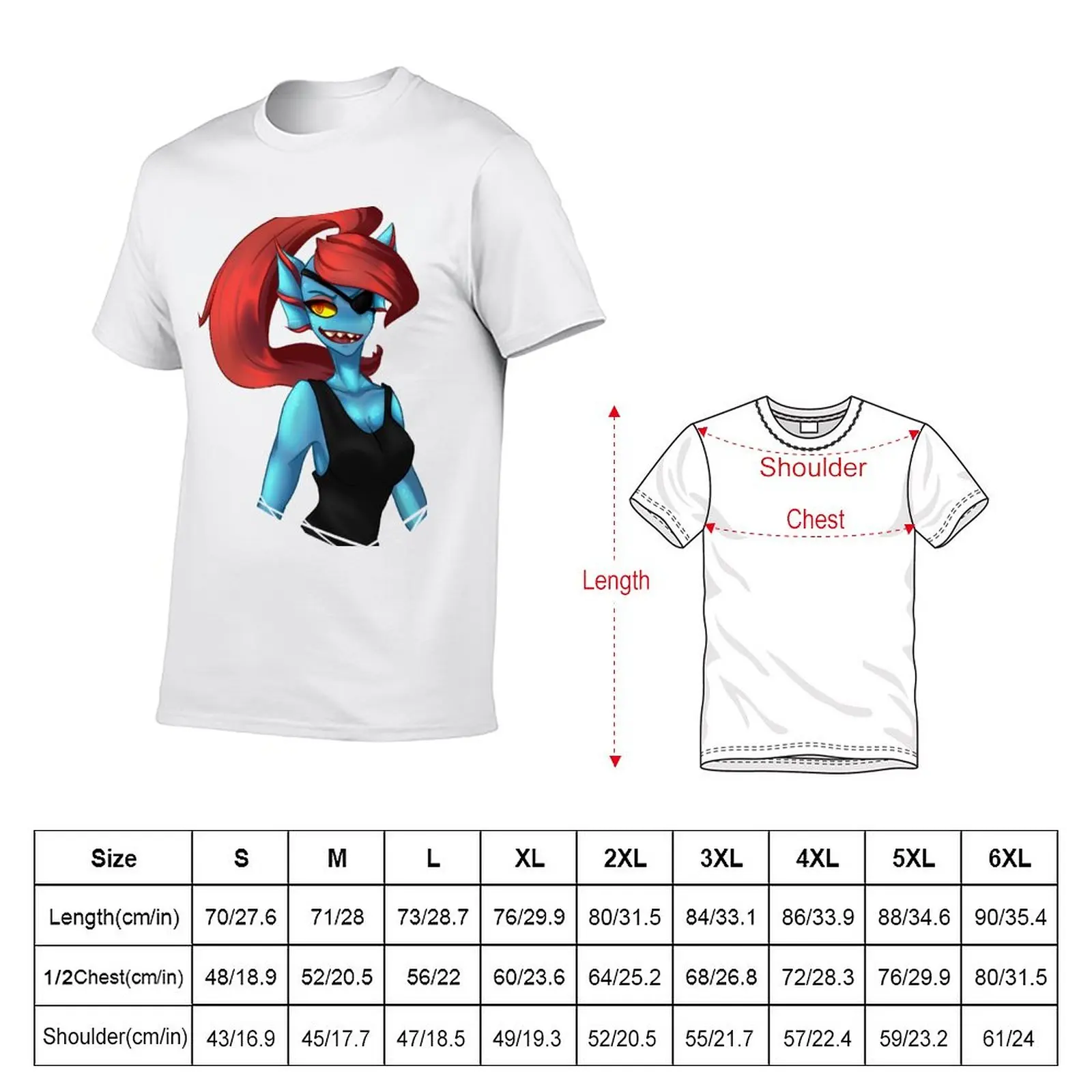 New Undertale - Undyne T-Shirt sublime t shirt customized t shirts mens graphic t-shirts anime