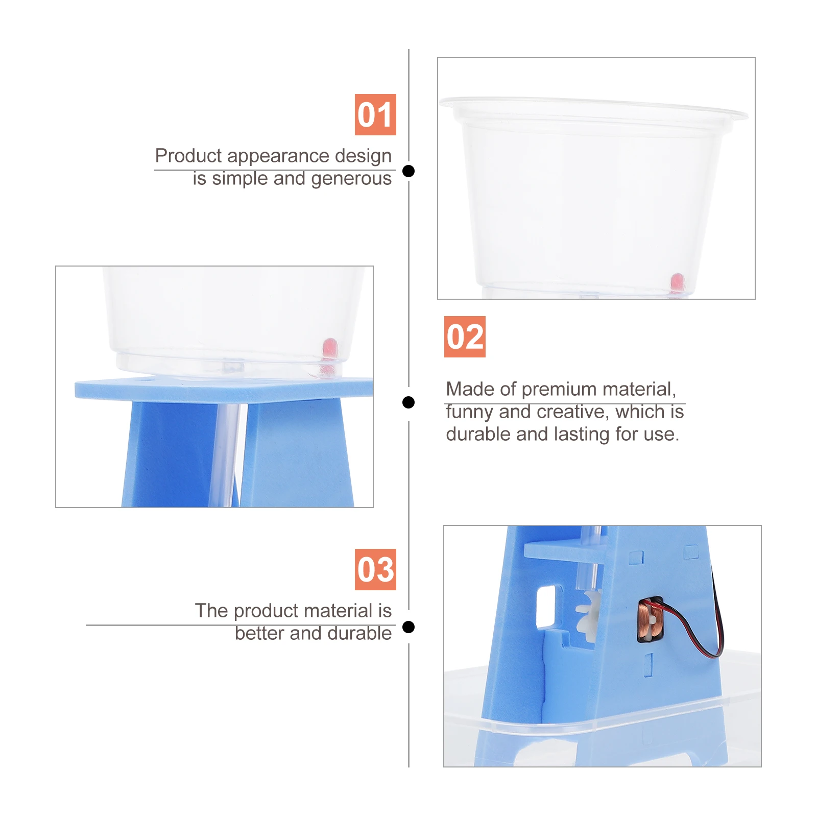 

1 set 1 Set Hydro Generator Science Experiment Diy Manual Assembly Learning Tool For Kids Educational Plaything Random Color