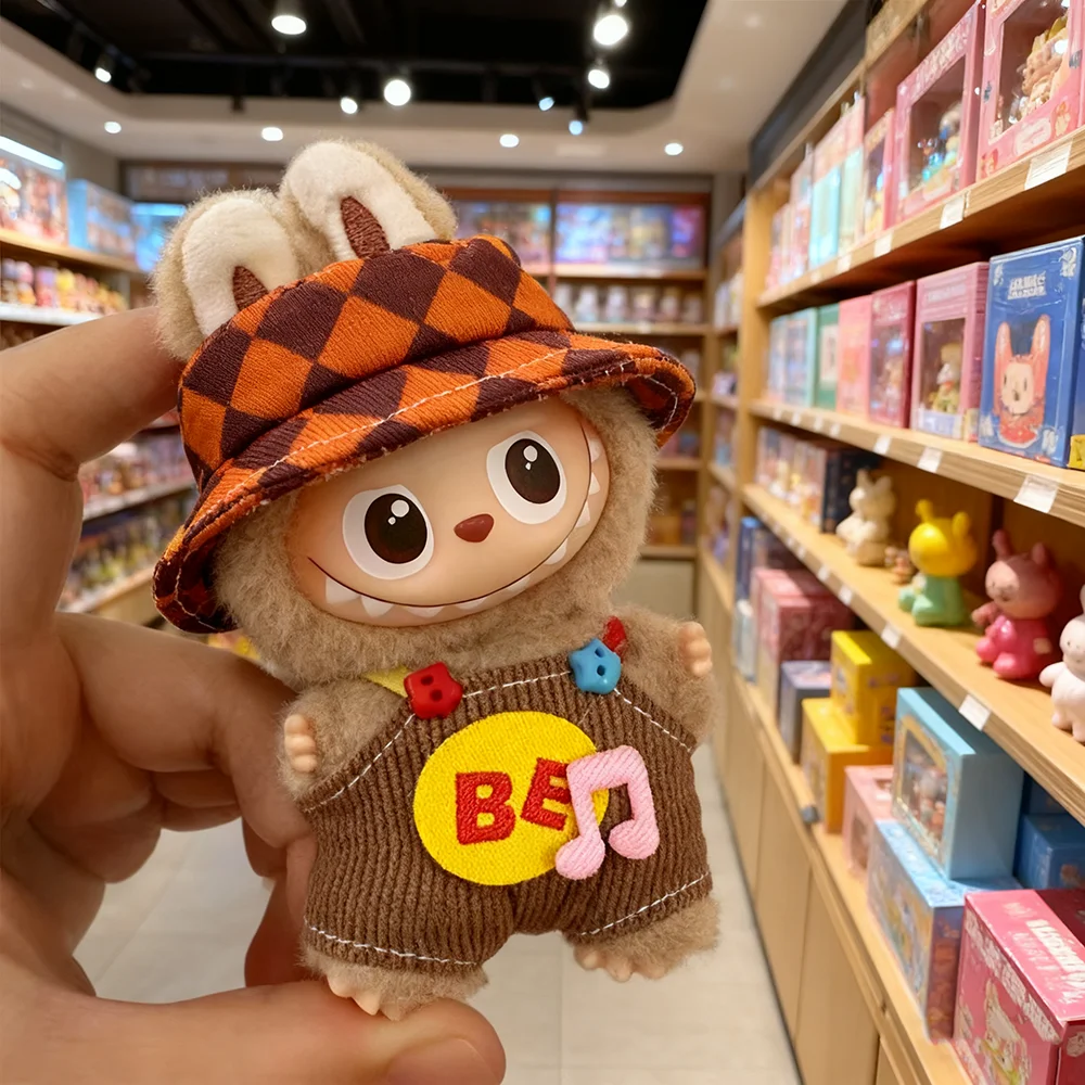 ملابس دمى قطيفة لـ Mini 10 سنتيمتر Labubu 4.0 دبوس وحوش لسلسلة الحب مجموعة ملابس أنيقة إكسسوارات الزي ذاتية الصنع هدية