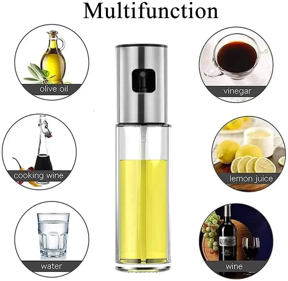 

BBQ Olive Oil Spray Diffuser Oil Bottle for Kitchen Dispenser Bottle Squirt Container Vinegar Soy Sauce Fuel Injection Pot