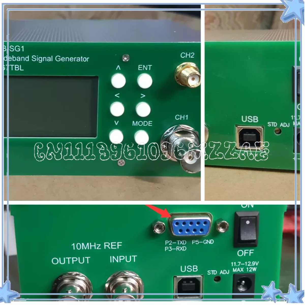 WB-SG1,1Hz-4.4G/****** G/9.5G/15G/18G/20G/22G Signal Source Generator Module