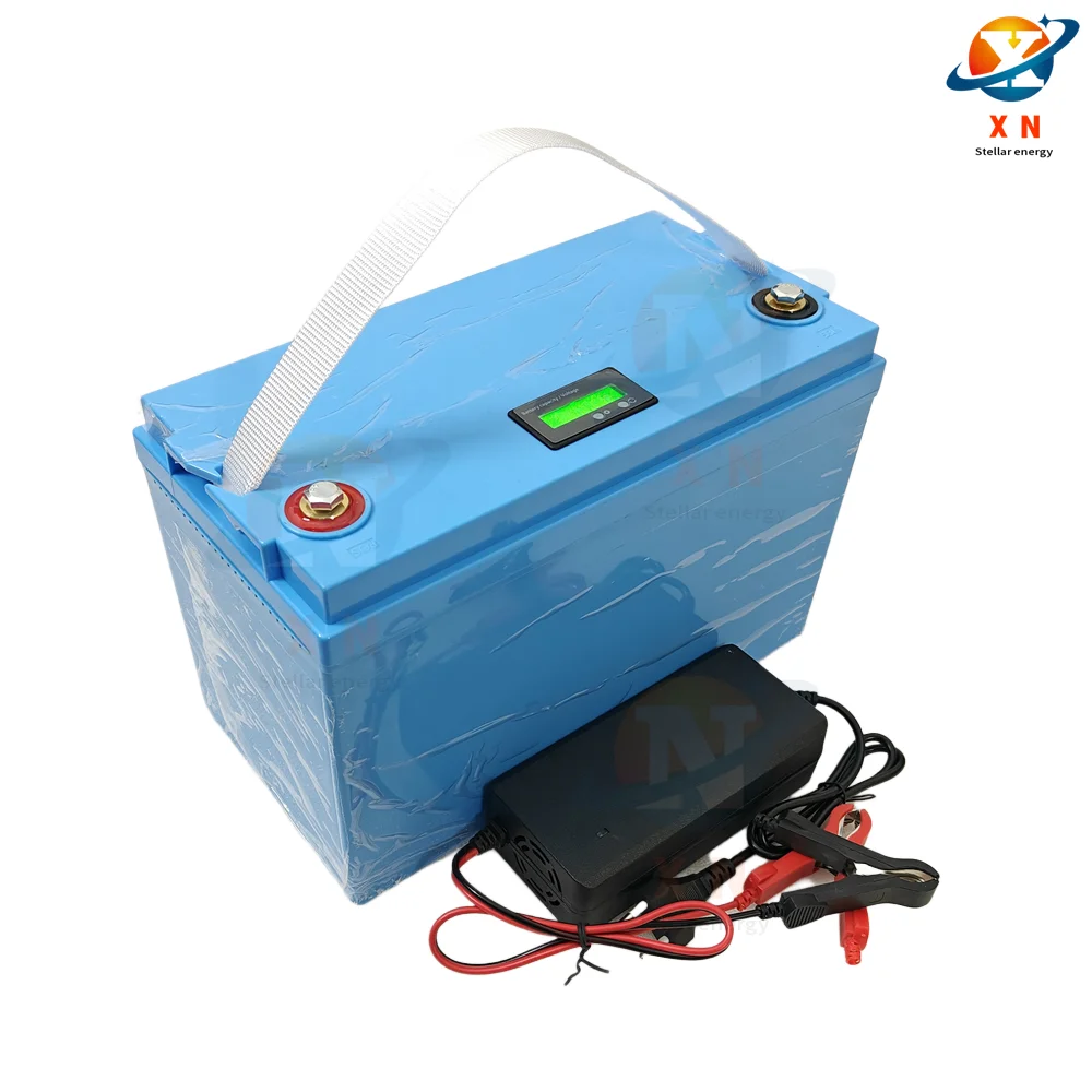 12V 100AH 120Ah 150Ah 24V 36V 40Ah 50AH 60Ah 80Ah lifepo4 lithium battery deep cycle batteries bluetooth BMS with charger