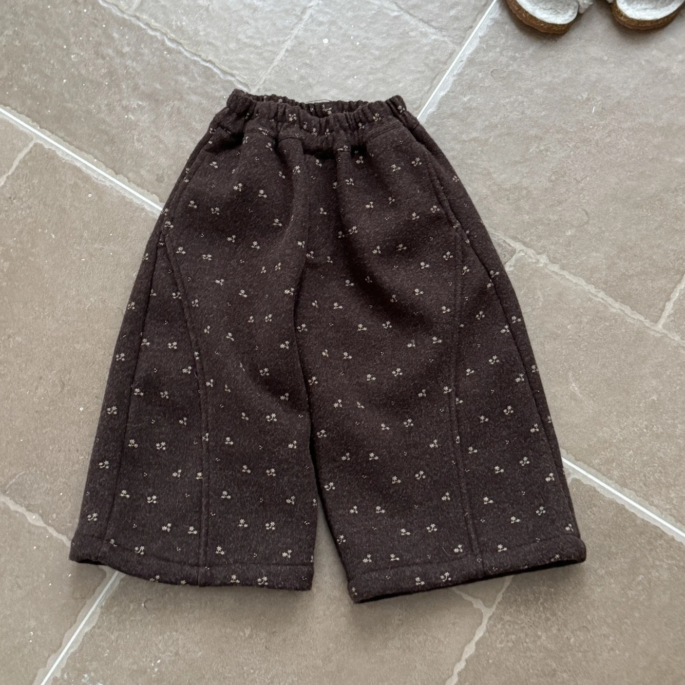 Girls Pants 2026 Autumn and Winter New Children's Clothing Korean Style Girl Baby Loose Casual Plus Wool Wide-leg Pants