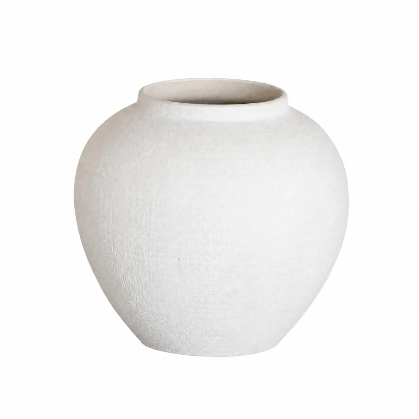 Wide-Opening Ceramic Floor Vase Minimalist Wide Mouth Ceramic Vase Matte for Flower Arrangement, Water Propagation, Decorative