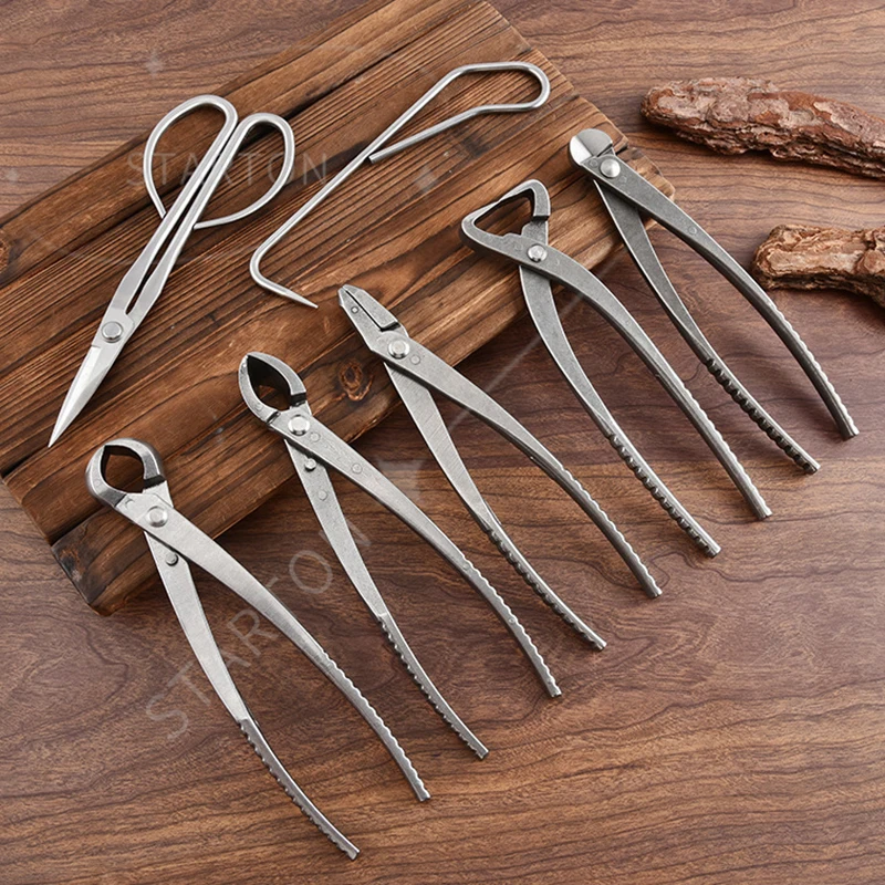 Stainless Steel Pruning Shears Set Gardening Household Scissors Portable Bonsai Branch Trimming Tools Pruners