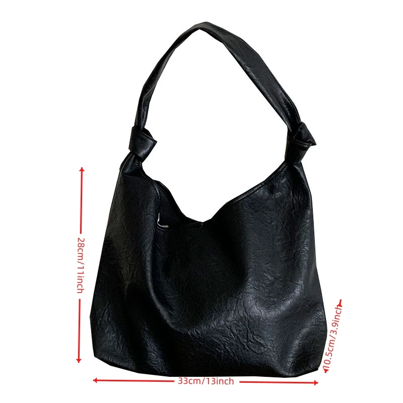 Versatile borsa a tracolla Casual di grande capacità Vintage Sense borsa ascellare alla moda Design di nicchia borsa a mezzaluna da donna di alta