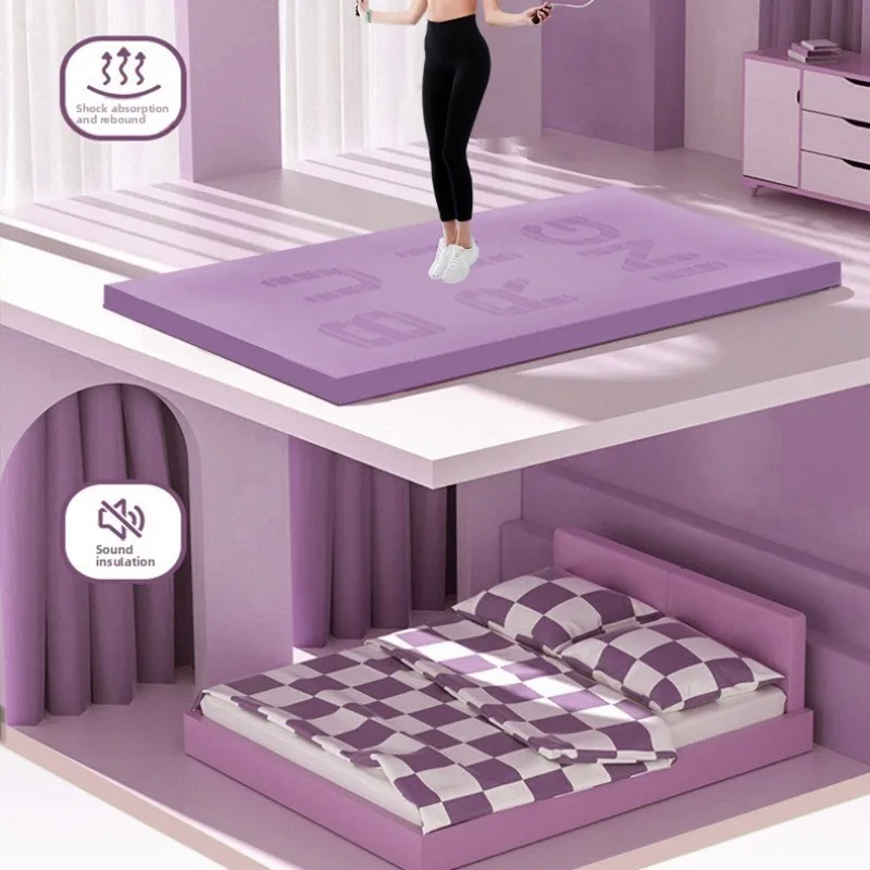 Oversized Yoga Mat Two Meter Large Double Wide Non Slip Shock Absorption Training Mat Yoga Mats Workout Mats Fitness Mat