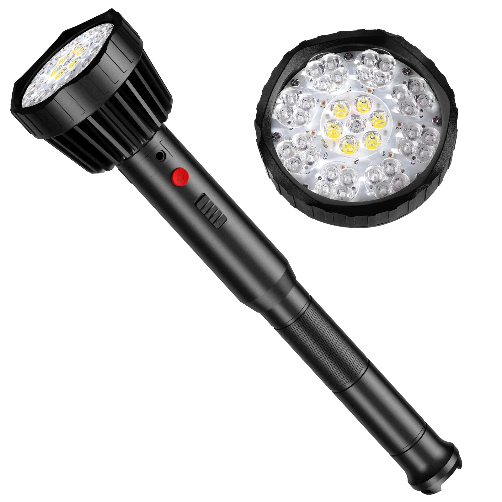 

USB Rechargeable 1000 Lumen Pulsed LED Flashlight For Outdoor Safety And Security Protection