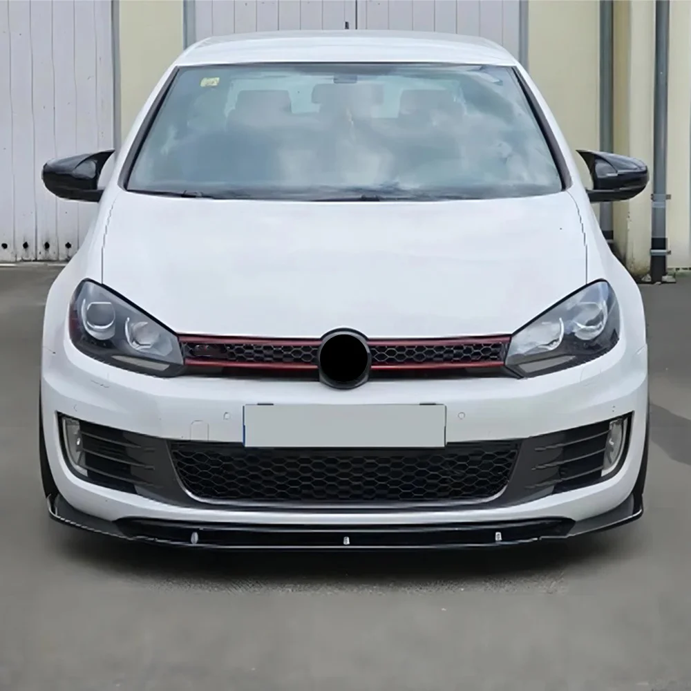 ل Volkswagen VW Golf 6 MK6 GTI GTD 2009-2013 الجبهة حافة مصد السيارة المفسد الفاصل الناشر غطاء منحرف طقم الجسم ضبط