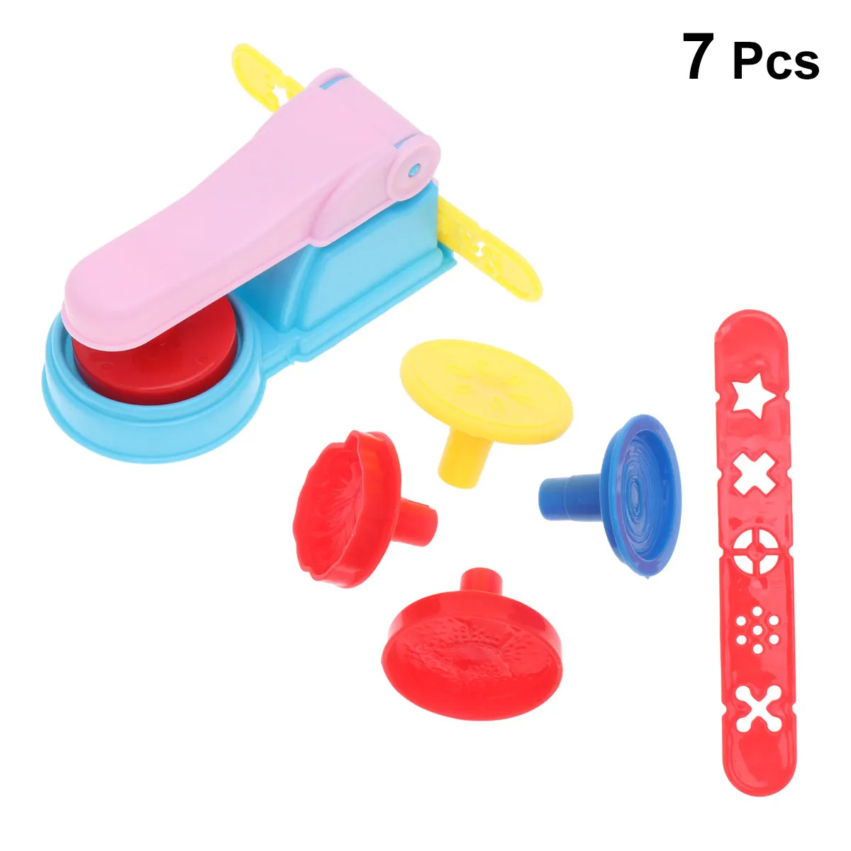 7Pcs Plasticine Mould Set Color Mud Templates Kit for Children Early Learning Enrich Creativity Hands on Skill Building