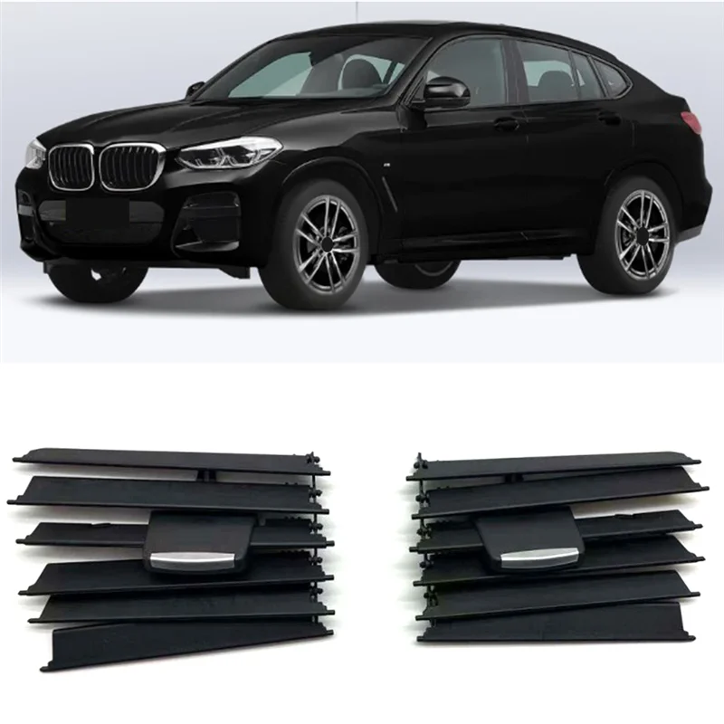 

A95E-Car Central Air Outlet Grille AC Vent Slide Clip Repair Kits For BMW X3 F25 2011-2017 X4 F26 2013-2018 64229184742 Accessor