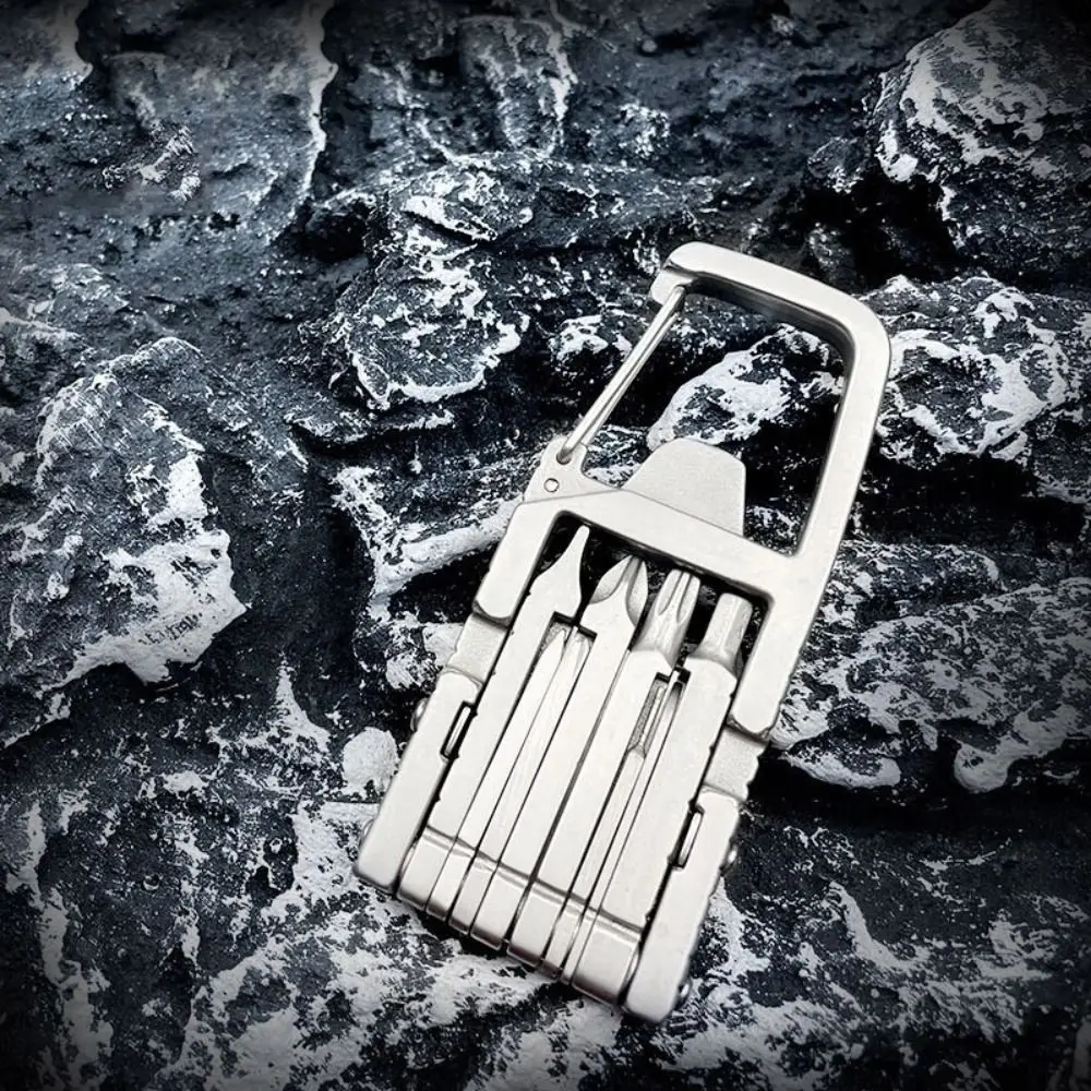 

Брелок 10 в 1, многофункциональный инструмент, открывалка для бутылок, гаечный ключ из нержавеющей стали, уличный инструмент, прочный портативный открывалка для бутылок EDC