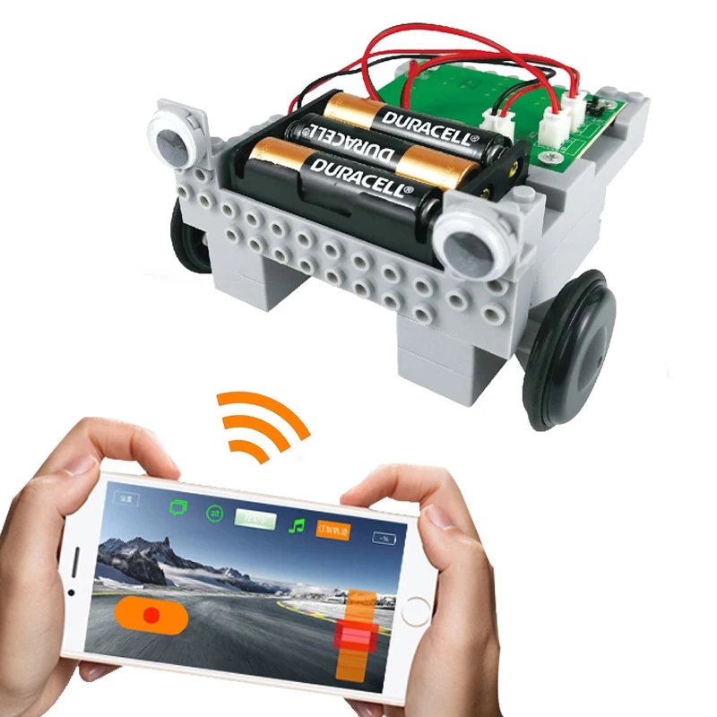 APP Intelligent Programming Automotive Remote Control Robot Puzzle Toys STEAM Education Physical Science Experiments