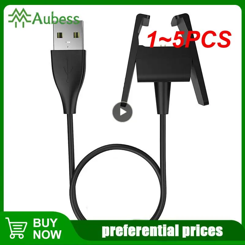Cargador de 1 a 5 piezas, Clip de carga, Cable, base para Fitbit Charge 2