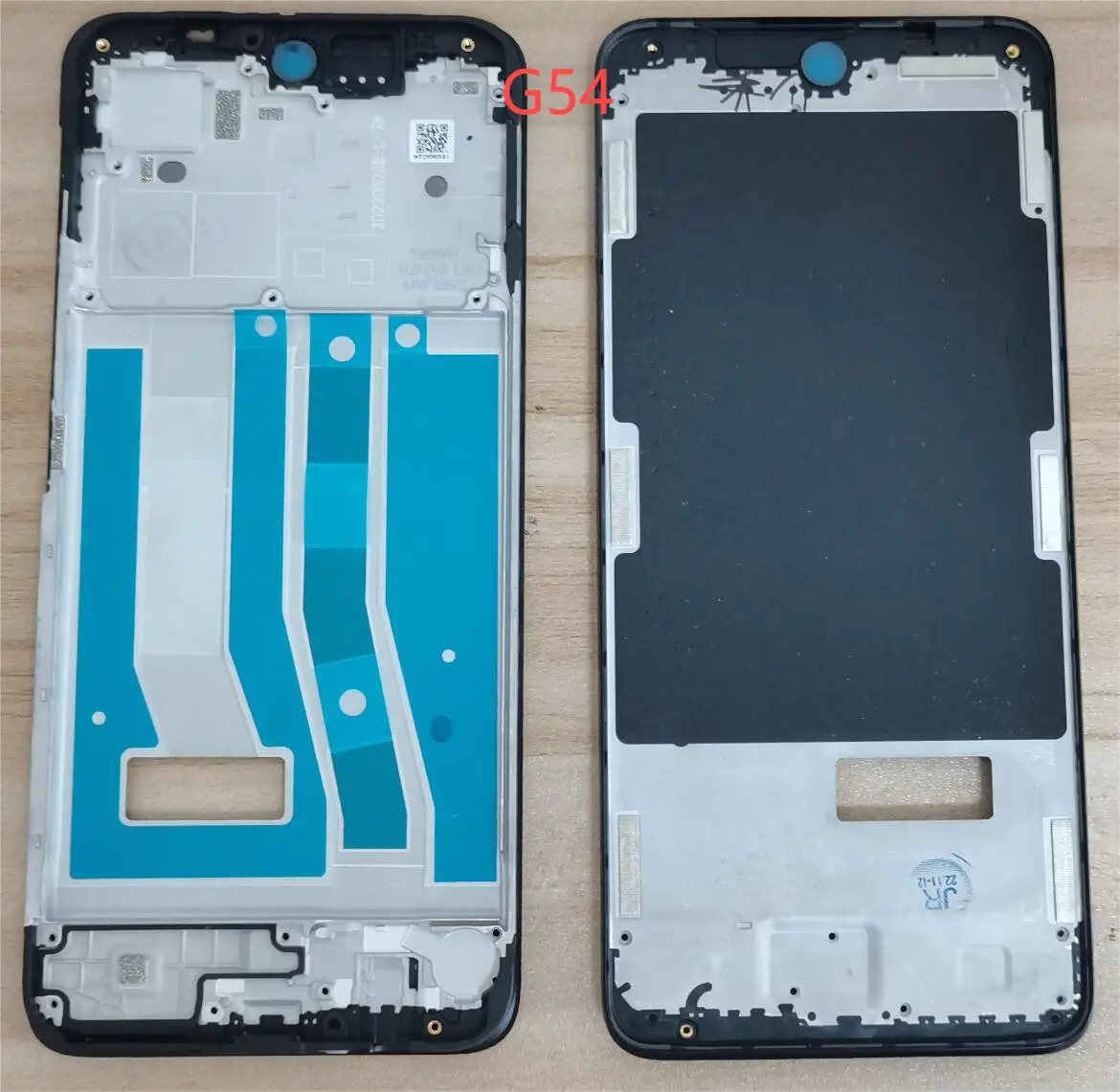 Pop LCD Screen Middle Frame For Motorola Moto G14 G54 LCD Bezel Plate Panel Frame Housing Cover Replacement Parts