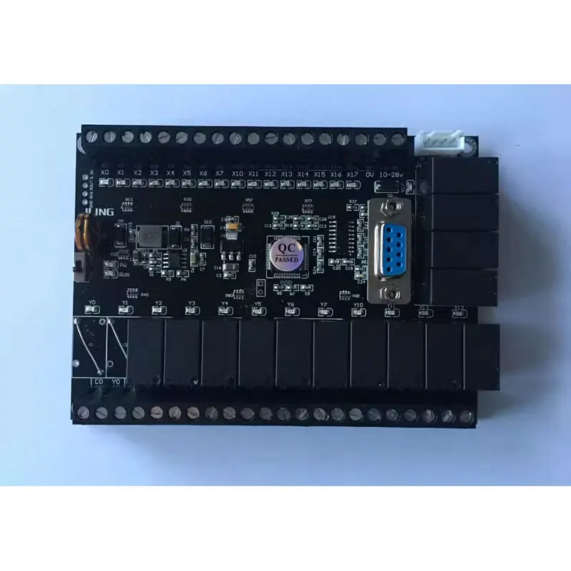 Programmable Logic Controller Board 0-3.3V Relay Outputs Compatible with FX1N Series PLC