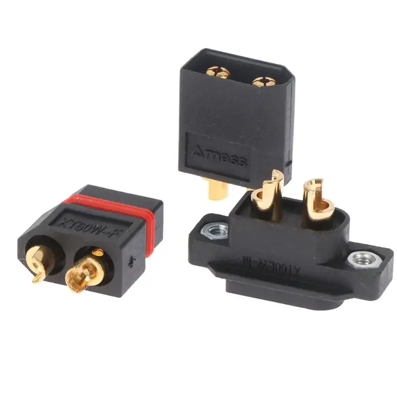 

Gold Plated Bullet Connectors, Waterproof Plug, Male and Female, RC Airplanes, Drone, Car, Lipo Battery, XT60, XT60W, XT60E