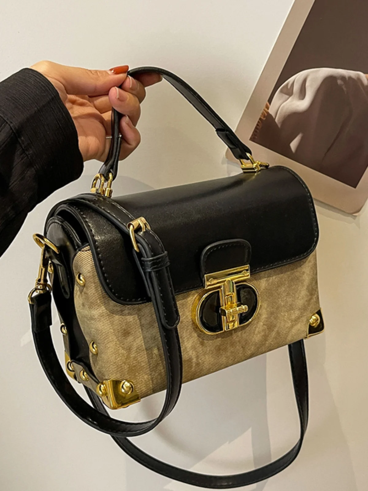 Luxury Designer Box Square Crossbody Bag For Women 2024 New Brand High Quality PU Tote Bag Fashion Giils Mini Handbag