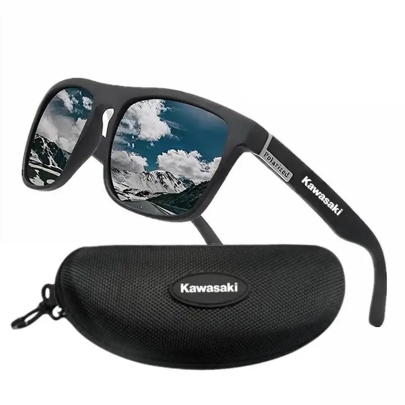 Kawasaki New Fashion Guy's Sun Glasses Polarized Sunglasses Men Classic Design Mirror Square Ladies Sun Glasses Women