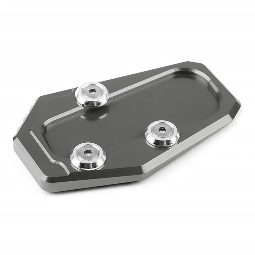 

1x Side Stand Modern Appearance Side Stand Kickstand Support Plate Foot Pad for BMW R1200RT 2014 2015 Grey Color