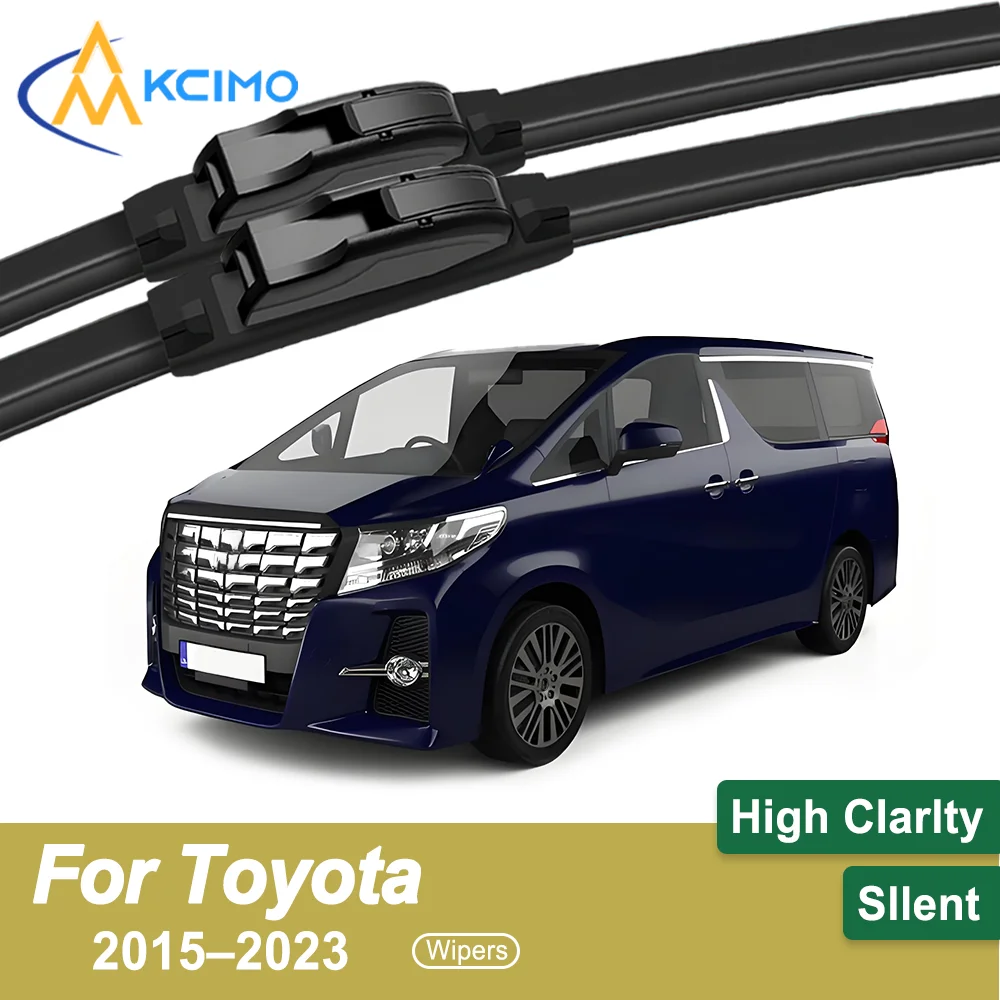 

Premium 2-Pack Windshield Wipers Compatible For Toyota Alphard AH30 2015–2023 All-Weather Durability for Safe Driving