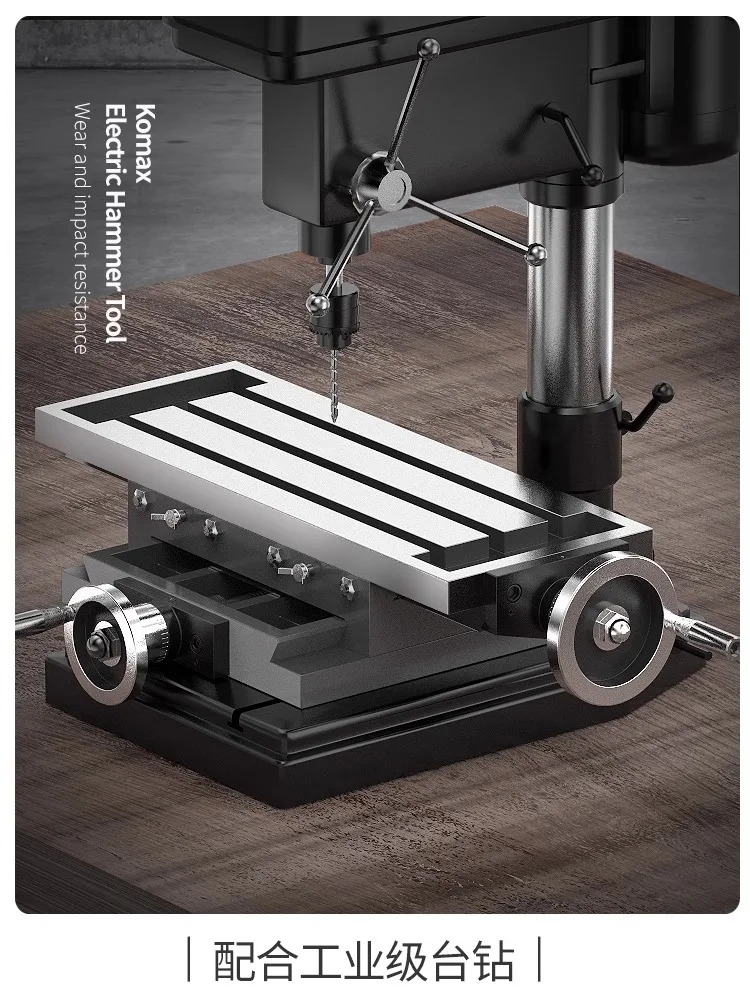 Precision Cross Worktable with Clamp for Milling, Drilling and Grinding