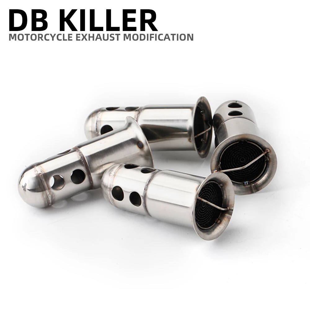 Motorcycle Modification Accessories Exhaust Pipe Stainless Steel Muffler 51mm universal db Killer