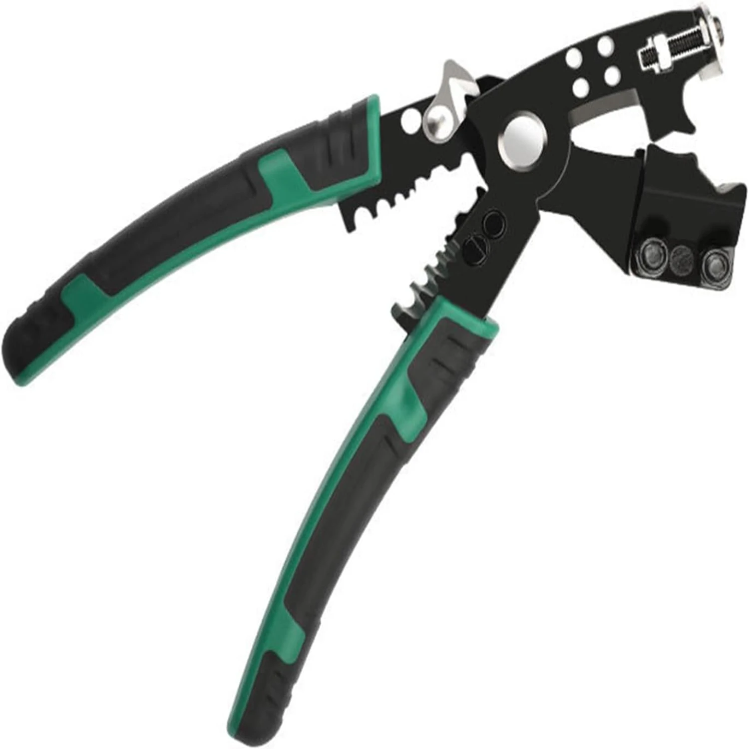 

Versatile, Heavy-Duty, and Comfortable Ergonomic Grip Multi-Tool Wire Cutter Crimper Pliers - Essential Accessory for Profession