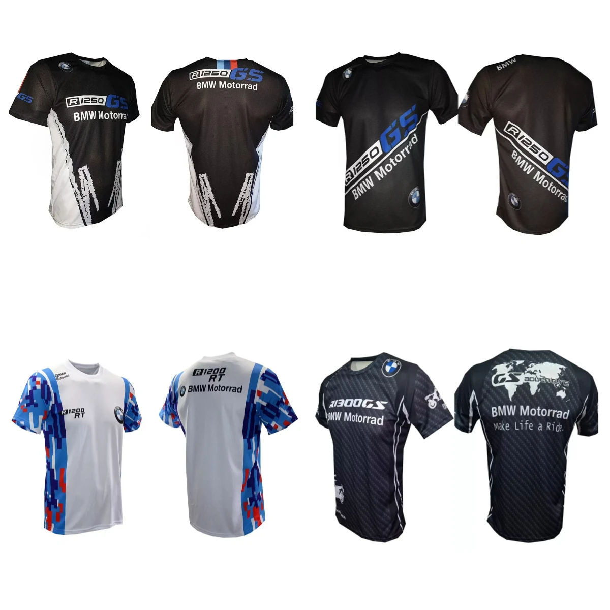 

Лето BMW GS Различные новые быстросохнущие футболки 2025 года для гонок на мотоциклах, мужские с короткими рукавами, удобные и дышащие повседневные Y2k