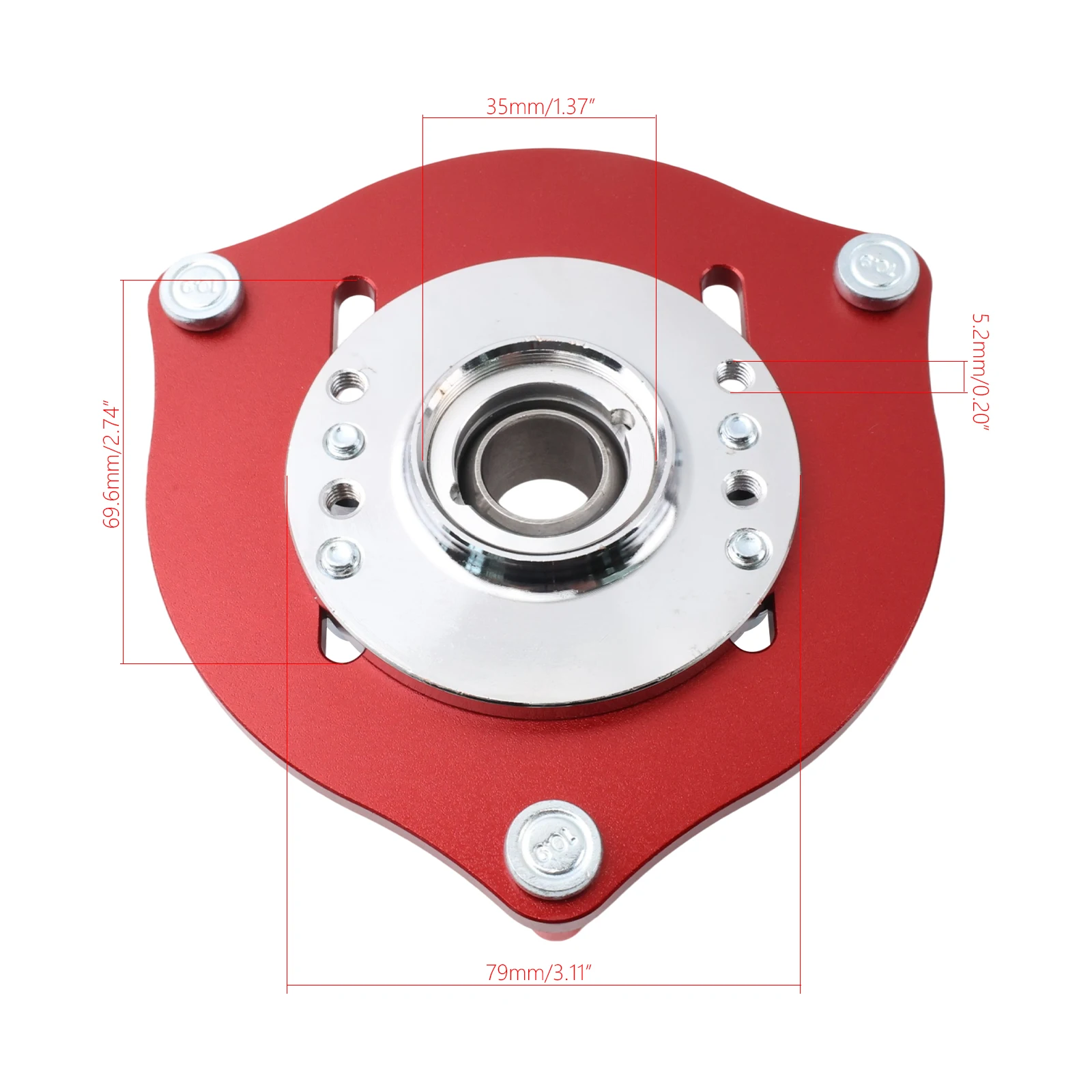Adjustable Front Camber Plates Kit For VW GOLF GTI MK7.5 MK7 2.0T For Audi A3 8V 2014-2021 1.8T 2.0T GEN3 adjustable shock