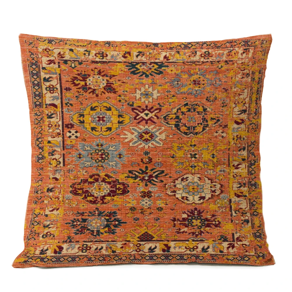 New Bohemian Tribal Texture Geometric Pillow Home Decor Ethnic Persian Carpet Throw Pillows for Bedroom Decoration Sofa Cushion