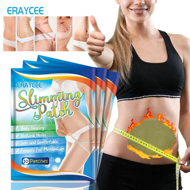 

ERAYCEE Belly Slimming Patch Fast Burning Fat Lose Weight Detox Abdominal Navel Sticker Dampness-Evil Removal Improve Stomach