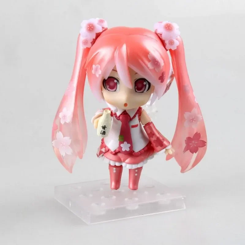 Hatsune Miku 2015 Sakura Sound 500# Q version Nendoroid face-changing doll with movable joints Birthday gifts boxed figure