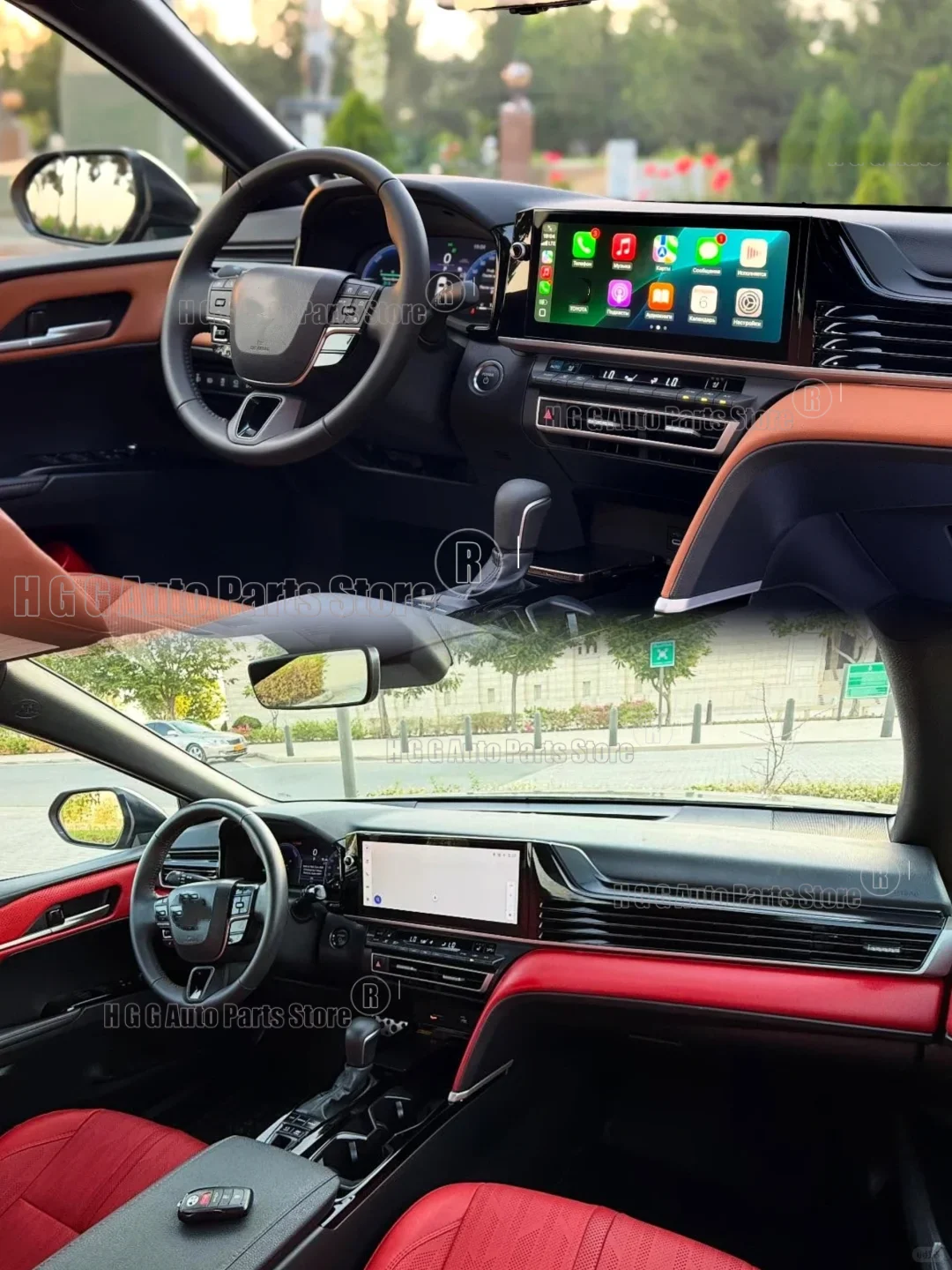 

GPS Navigation Car Radio 12.3" QLED Screen For Toyota Camry 2024 Sequoia Android CarPlay Stereo Multimedia Player HU 4G WIFI BT