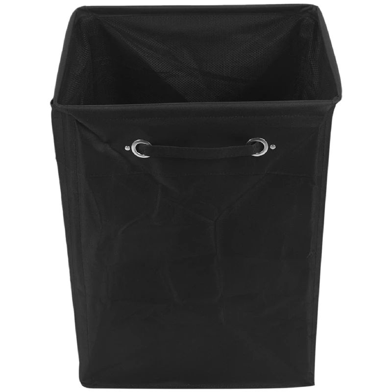 Dirty Clothes Laundry Basket Foldable Storage Basket With Wheel For Office Waterproof Oxford Bathroom Laundry Hamper