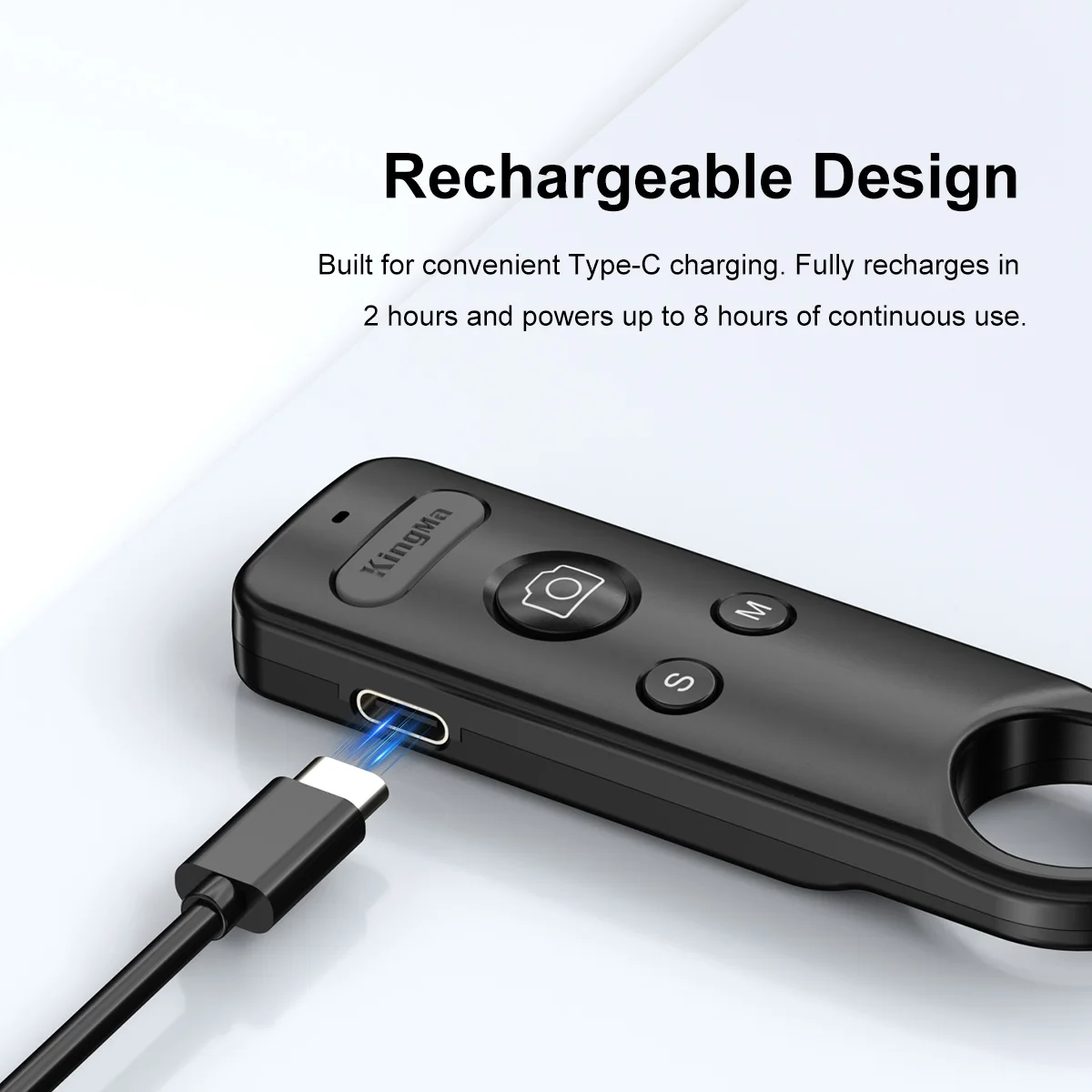 جهاز تحكم عن بعد بمصراع بلوتوث KingMa لـ Insta360 X5/X4/X3/X2/Go3/Go3S/ACE/ACE Pro1/ACE Pro2 - وحدة تحكم الصور والفيديو