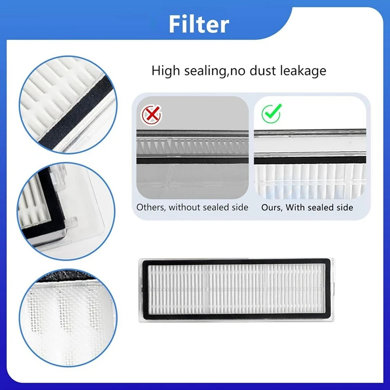 A86I-для Xiaomi X10 Plus + запасные части, аксессуары, основная боковая щетка, фильтр Hepa, швабра, тканевые мешки для пыли, запасные части