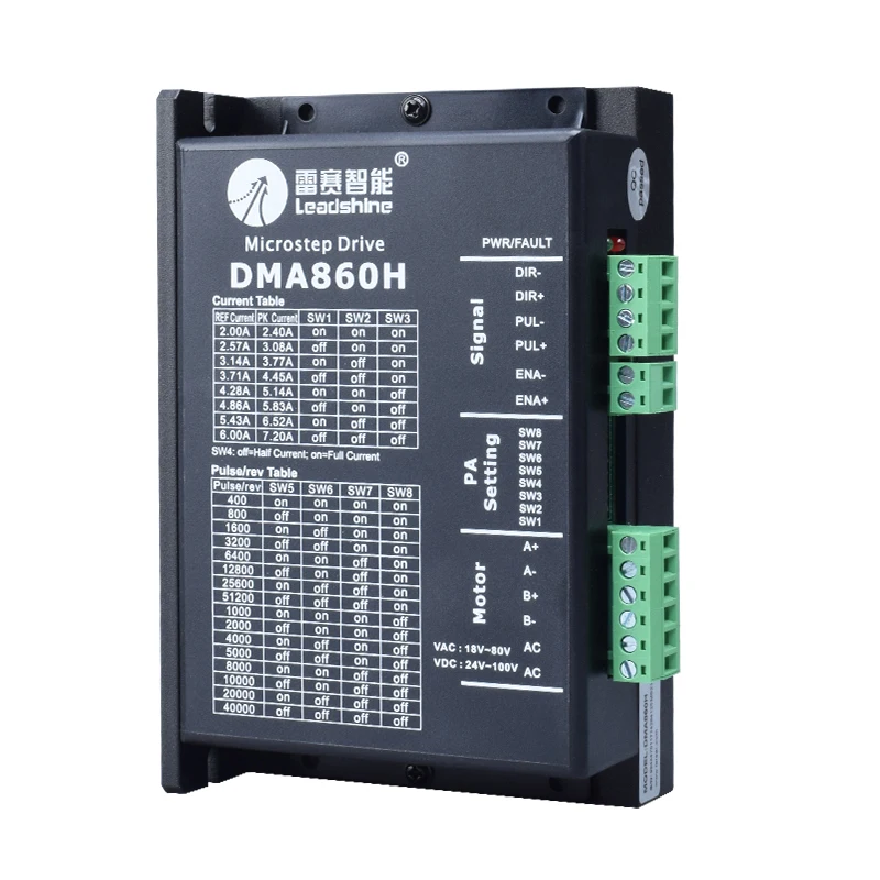 

Leadshine DMA860H Stepper Motor Dma860h Driver Driver Leadshine 860 Microstep Driver