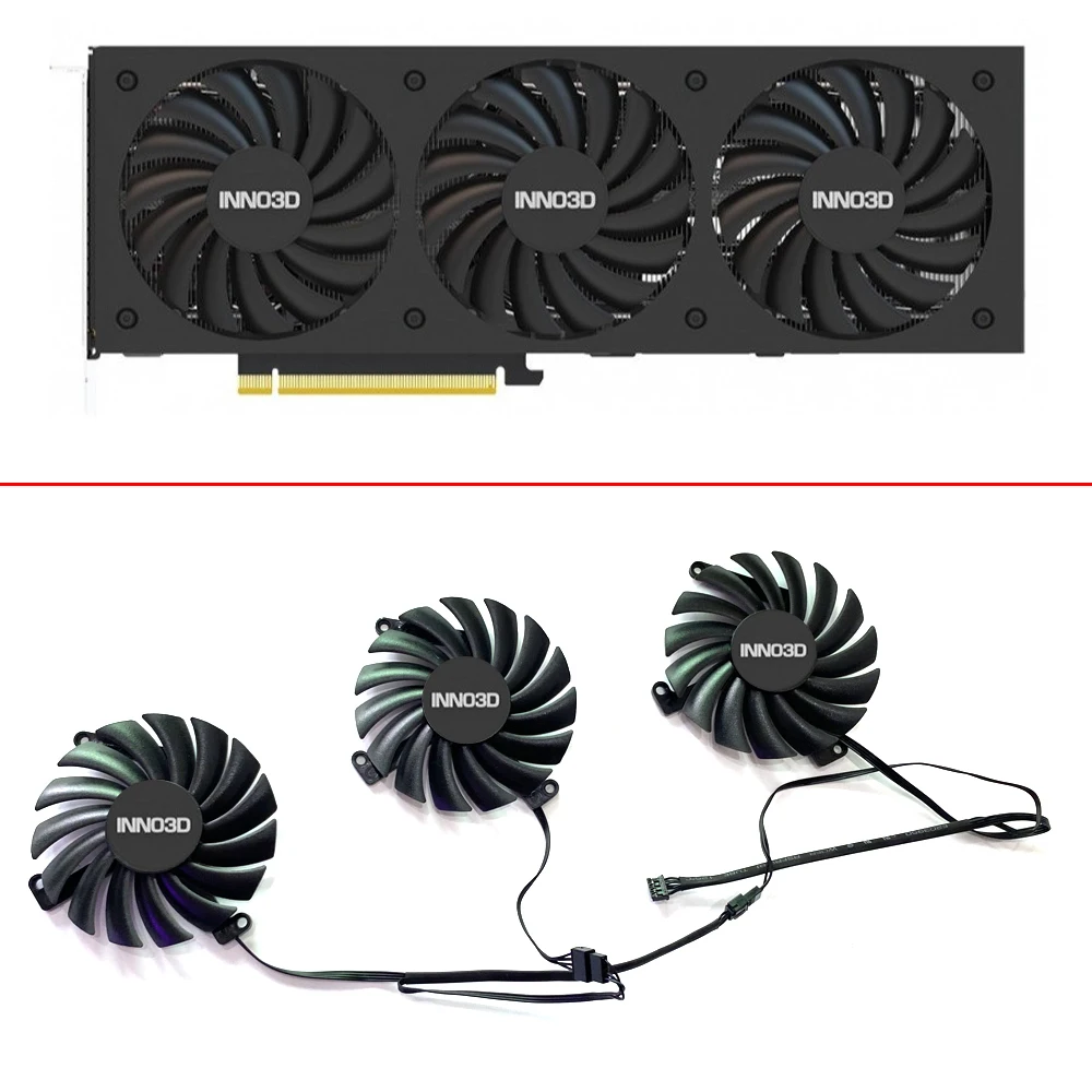 

Cooling 3pcs 85mm 4pin CF-12915S RTX3090 3080 3070 GPU FAN For INNO3D GeForce RTX 3070 3080 3090 3070Ti 3080Ti iCHILL X4 Card