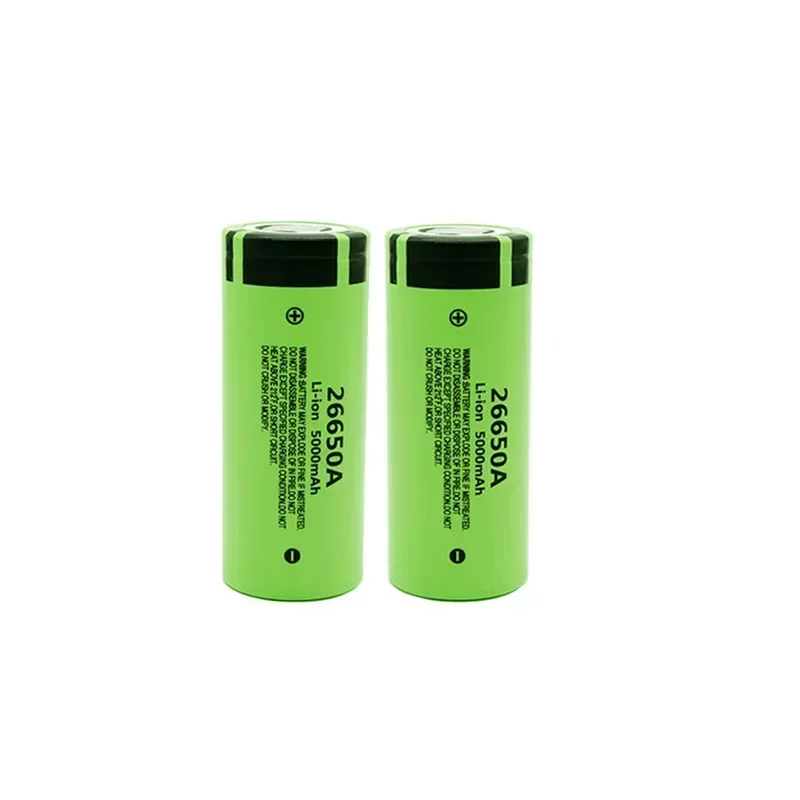 2024New 26650 battery 5000Mah 3.7V 20A lithium-ion rechargeable battery, suitable for 26650 LED flashlights and camera keyboards