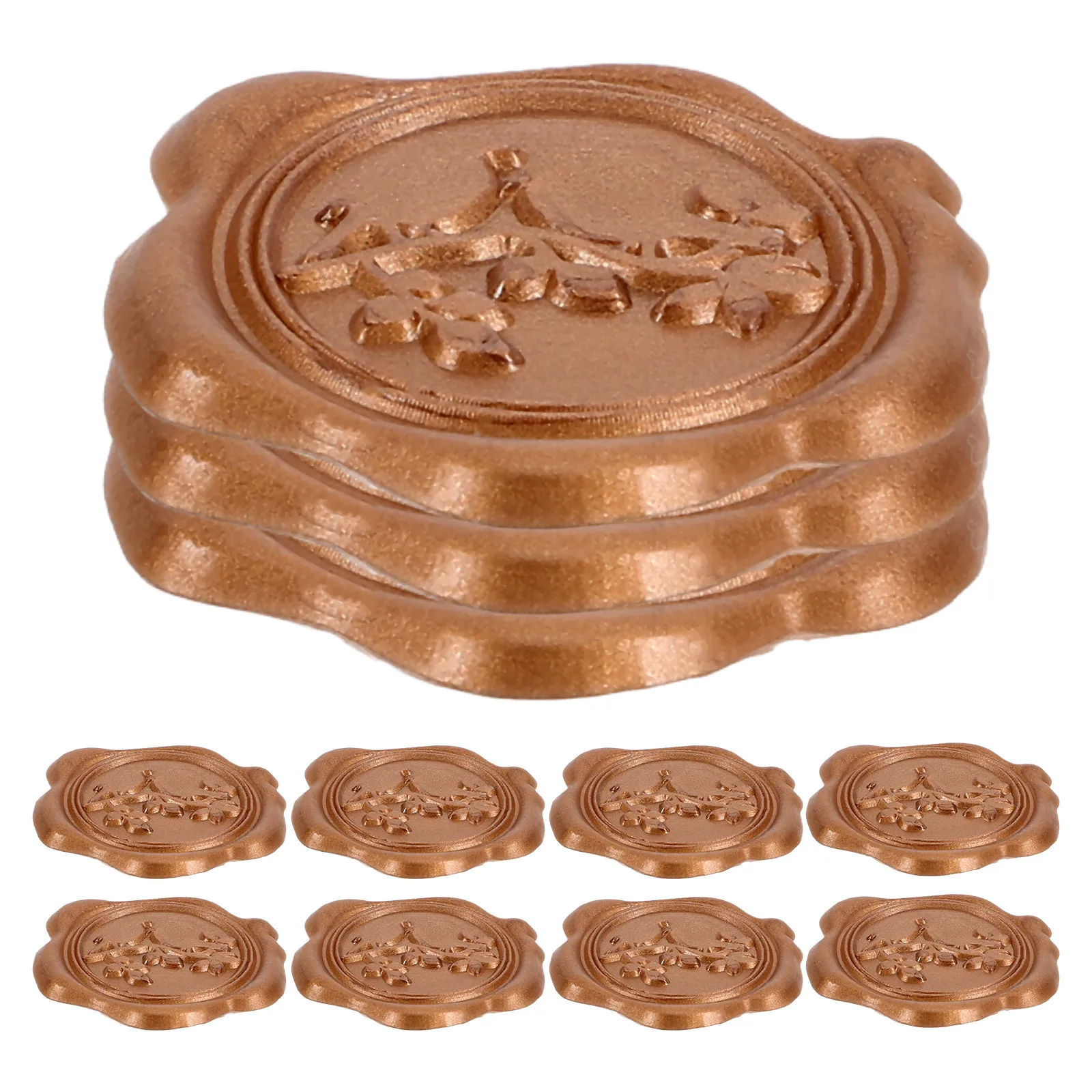 Planner Invito Lettera Sigillante Adesivi Laca Cera Buste autoadesive Trasparente Rotondo per