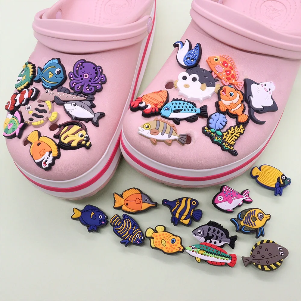 Dijes para zapatos de piezas para niños, accesorios de PVC, hebilla, decoraciones, regalo, 1 unidad