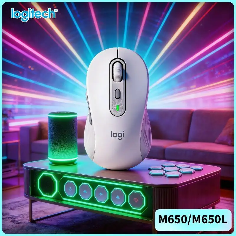 

Беспроводная офисная мышь Logitech M650, бесшумная работа, простой дизайн для повседневного использования M750/M280/M350/M220/M185