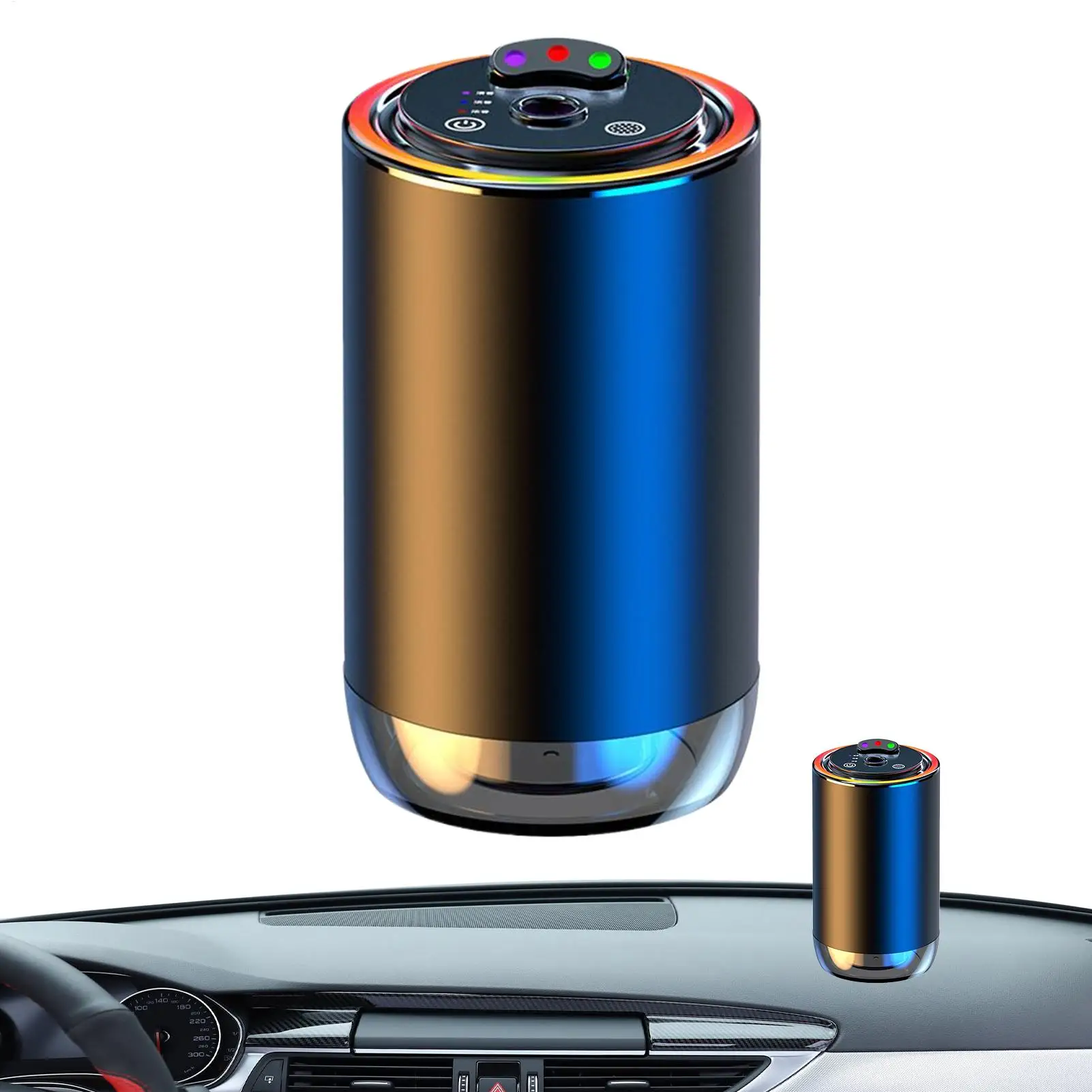 

Car Air Freshener With Starry Sky Lamp 3 Color Essential Oil Fragrance Diffuser Auto Sound Pickup Ambient Light Aromatherapy