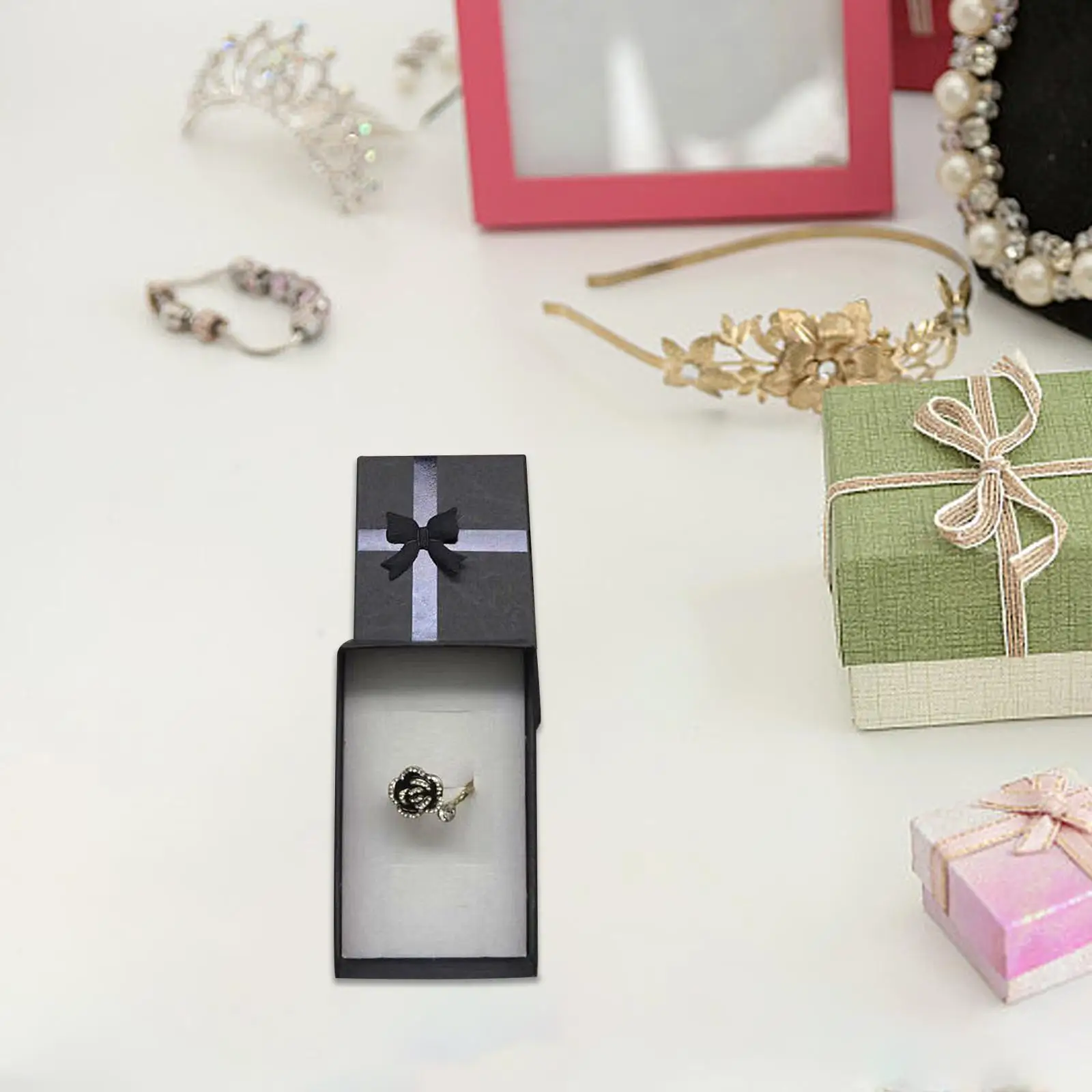 Jewelry Gifts Box Cardboard Jewelry Box Necklace Box Small Gift Box for Jewellery Presentation Display