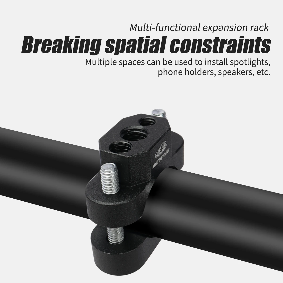 Motorcycle Handlebar Bumper Mount Bracket Clamp Holder Universal For Spotlight Fog Light Turn Signal Light Motor Accesso 22-32mm