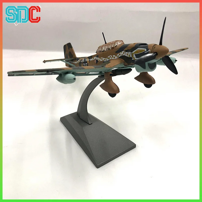 

Масштаб 1:72, немецкий бомбардировщик для дайвинга Stuka JU87, модель истребителя из сплава, радиоуправляемый игрушечный автомобиль для коллекционеров