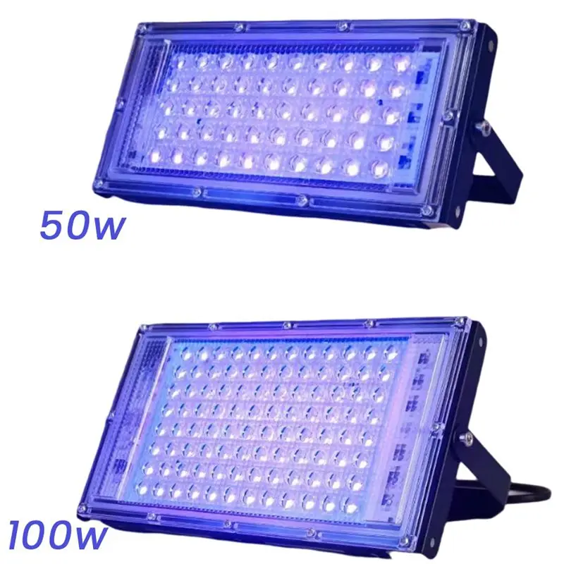 A67P-2 Pcs UVA Black Light 220V-240V Black Lights IP65 Waterproof Black Light For Black Light Stage Lighting Body Paint