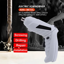 Electric Screwdriver Battery Rechargeable Cordless Screwdriver Powerful Impact Wireless Screwdriver Drill Electric Screw Driver