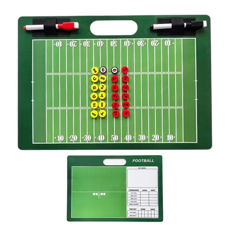 

Coaches Clipboard Coaching Board Reusable Portable Coaching & Referee Marker Boards For Coaches Football Enthusiasts